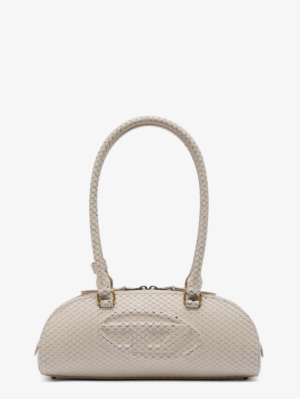1DR python-effect leather shoulder bag