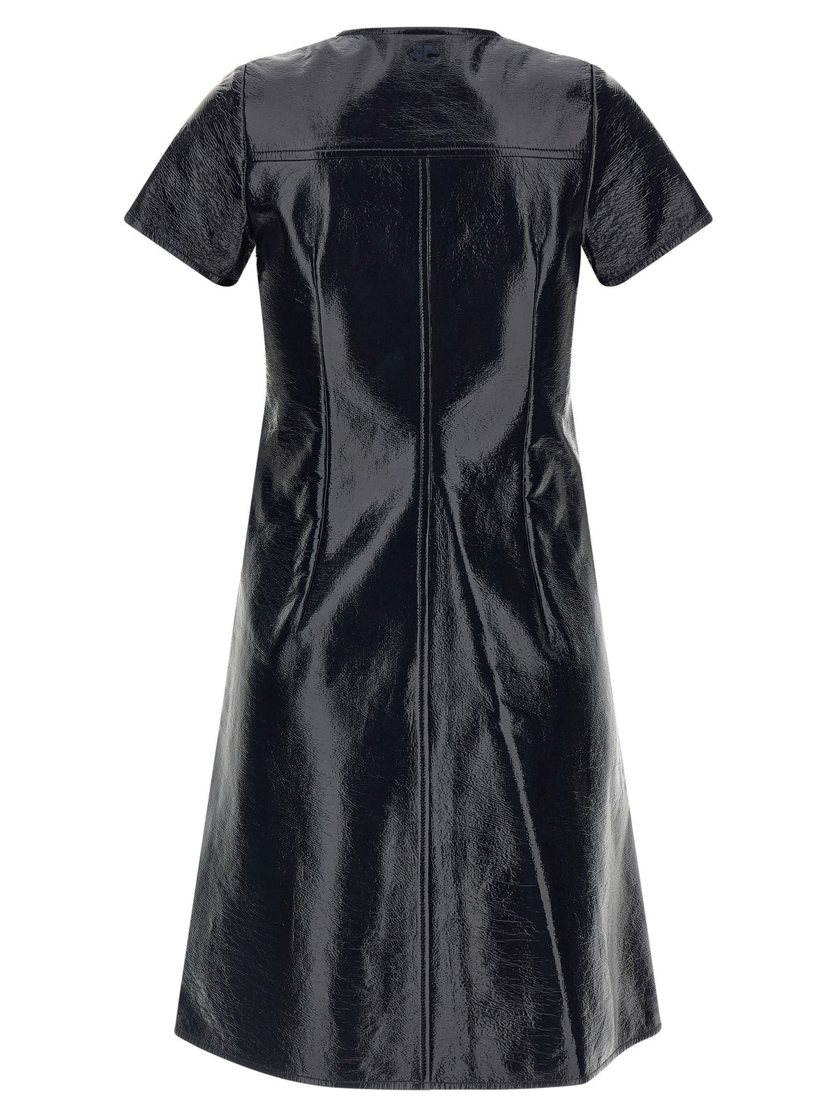 '2-Pocket Vinyl' dress 2