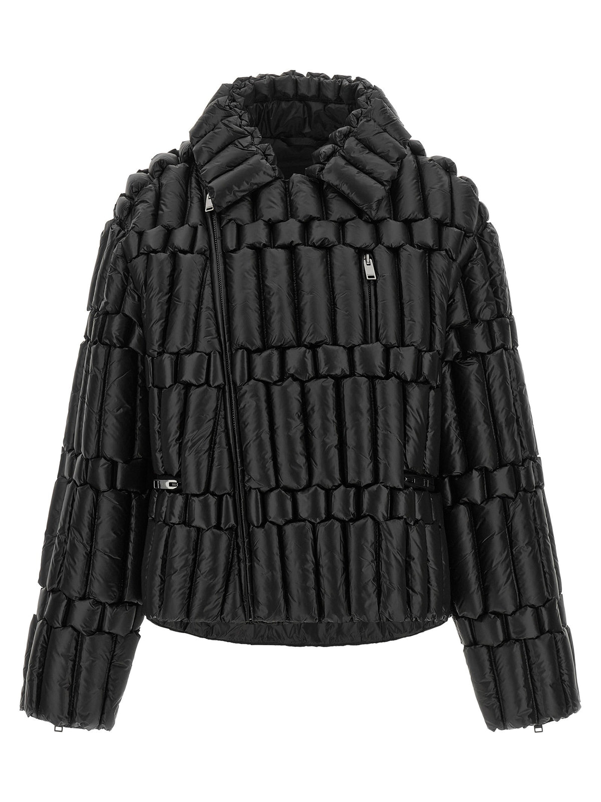 3D biker down jacket