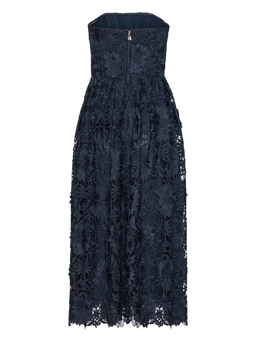 3D LACE MIDI DRESS 3