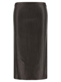 3D ribbed skirt