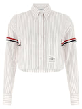 '4BAR' cropped shirt