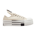 Converse DRKSHDW Chuck Taylor All Star DBL DRKSTAR Ox Rick Owens DRKSTAR Natural Ivory