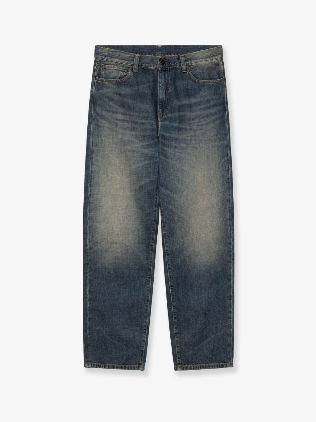 Aaron Pant blue denim jeans with washed out effect