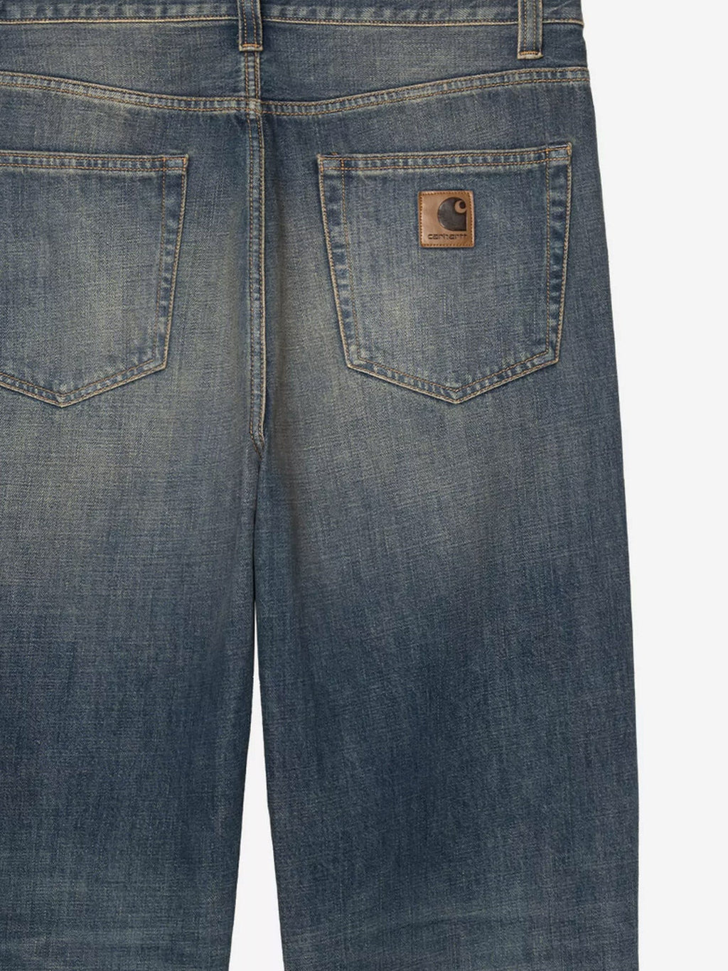 Aaron Pant blue denim jeans with washed out effect 3