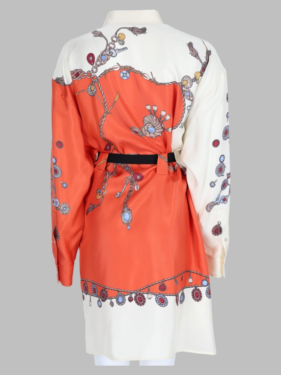 Abito Chemisier In Twill Di Seta 2