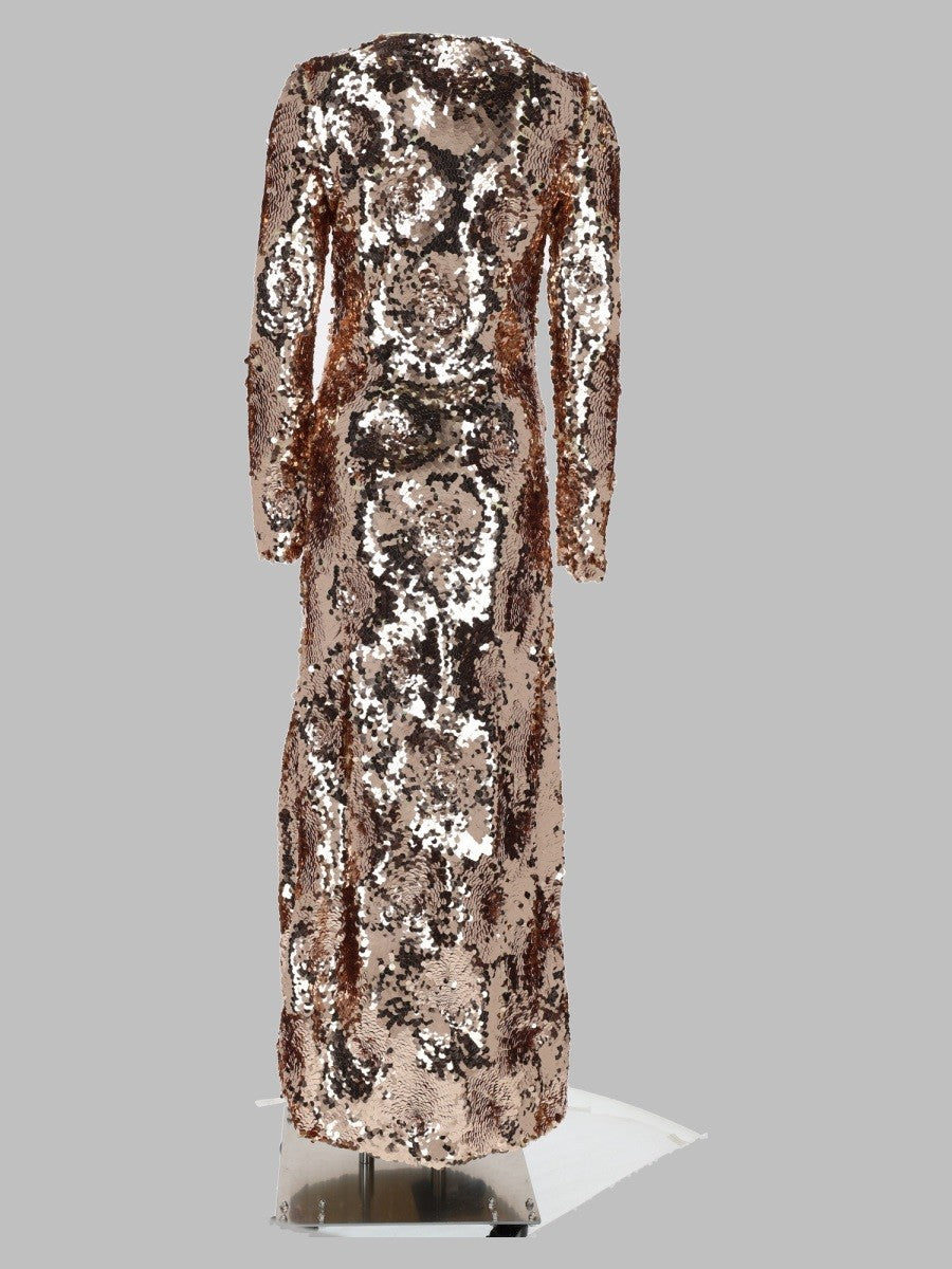 Abito Lungo con Paillettes 2
