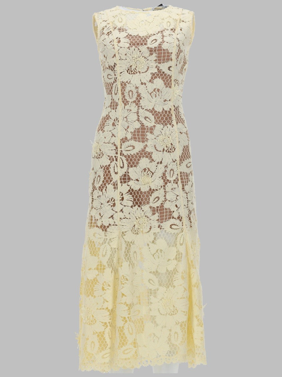 ABITO MIDI A FIORI CROCHET