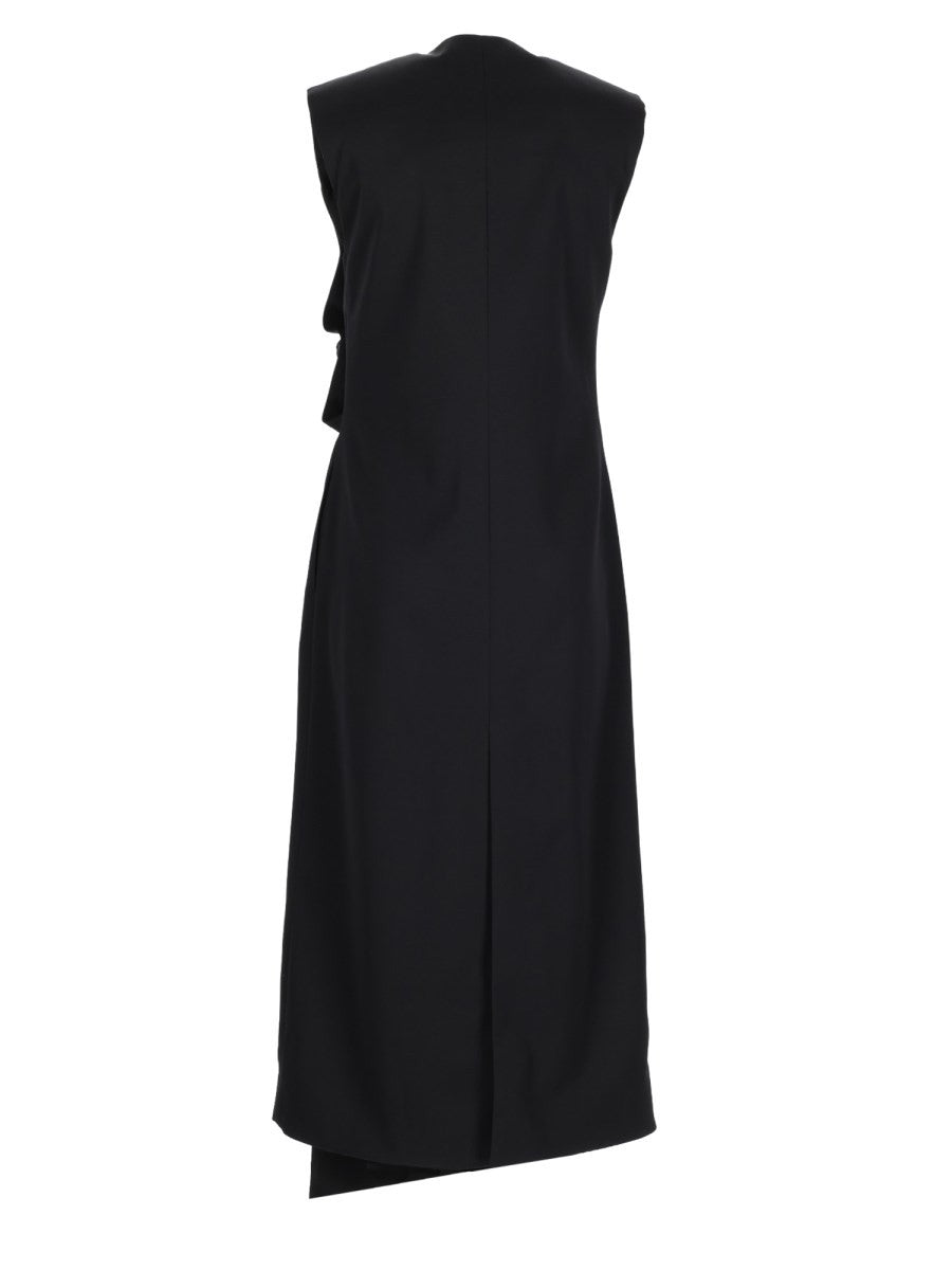 ABITO MIDI CON DETTAGLI "KNOT" IN PELLE 3