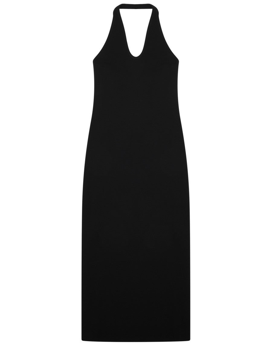 ABITO MIDI CON SCOLLO "HALTER"