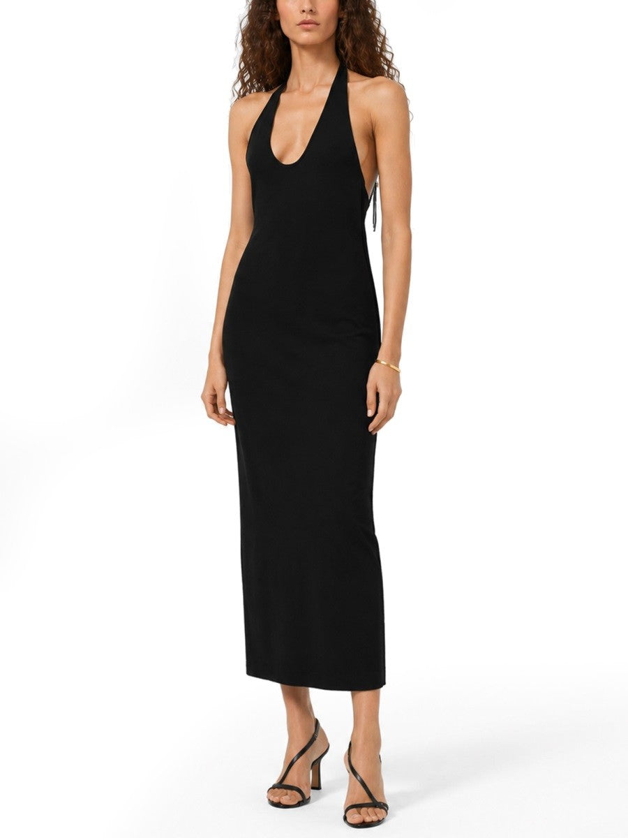 ABITO MIDI CON SCOLLO "HALTER" 2