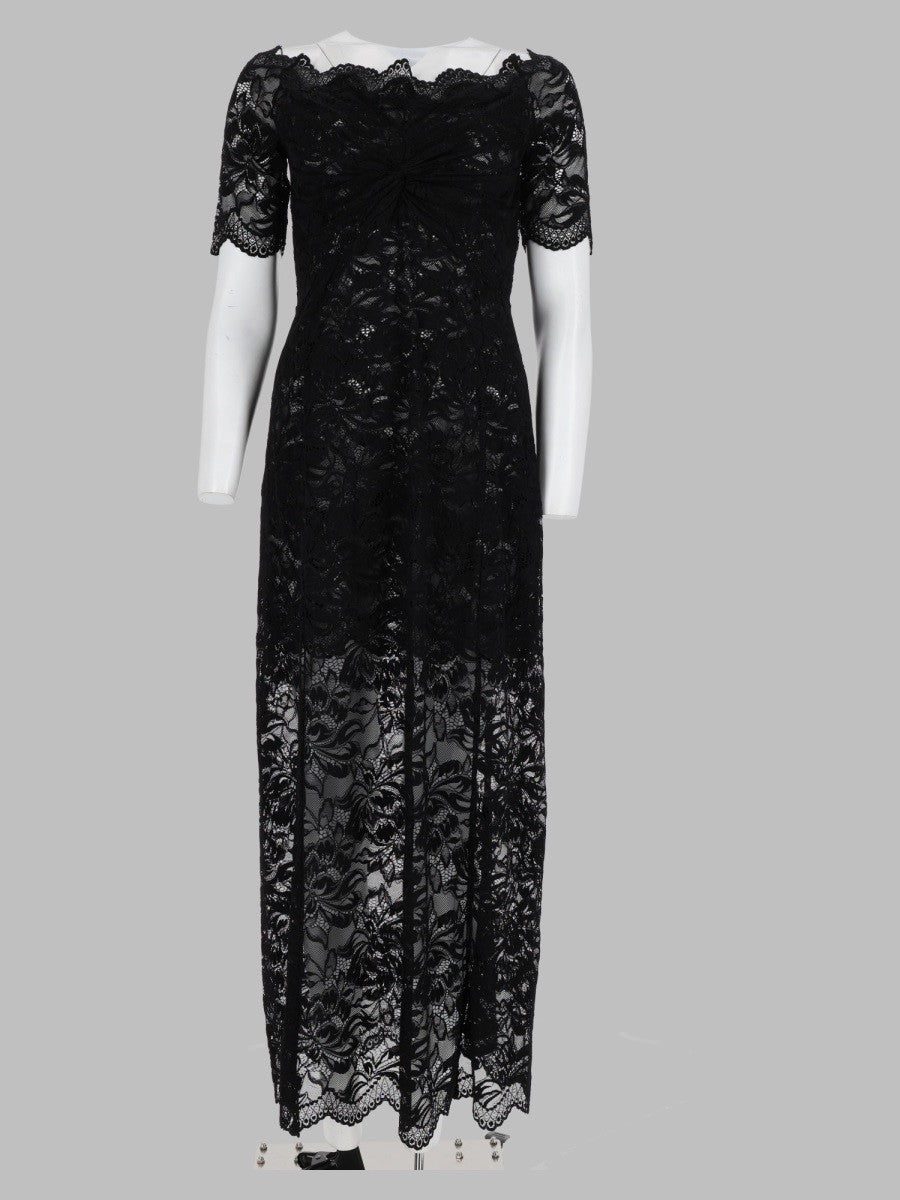 Abito Midi In Pizzo
