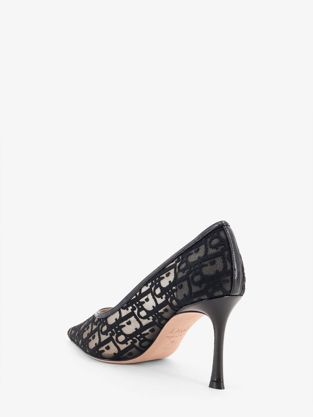 Adiorable pump with black Dior Oblique emboidery 3