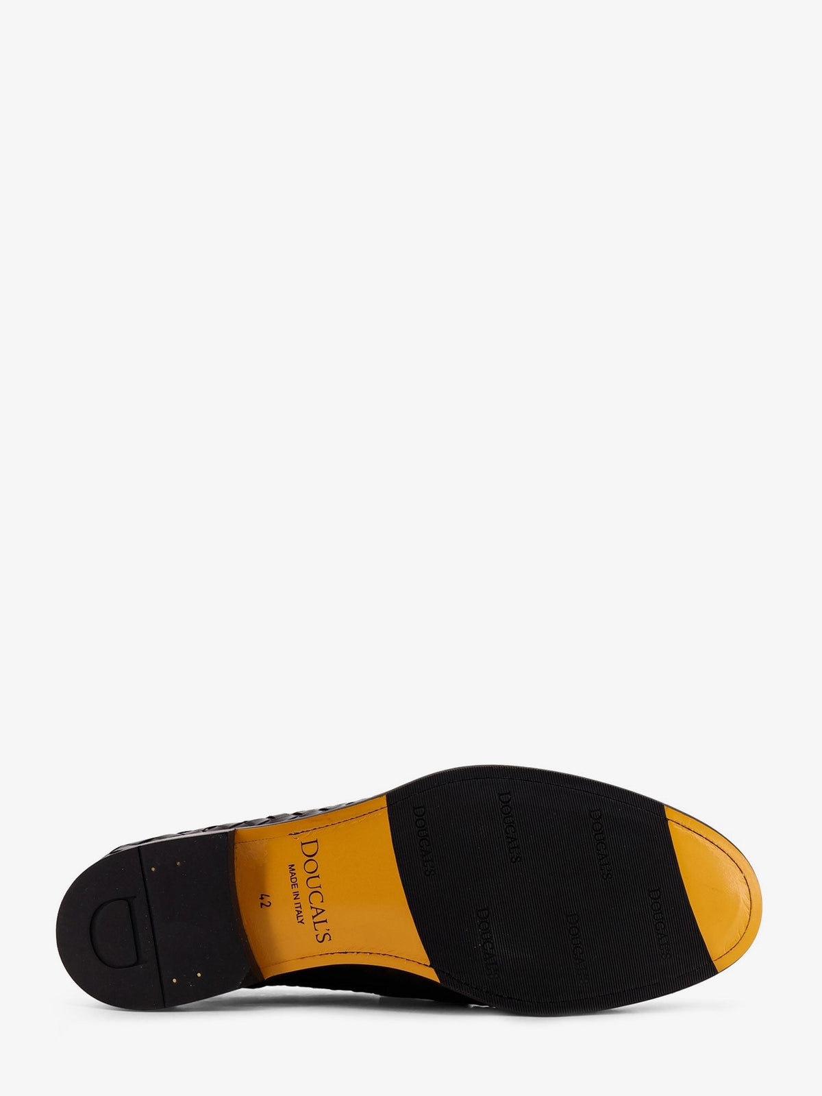 Adler leather loafers with woven pattern 4