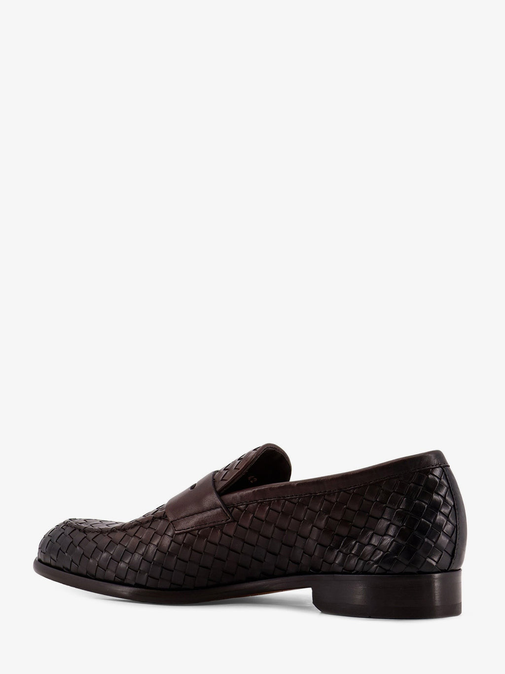 Adler leather loafers with woven pattern 3