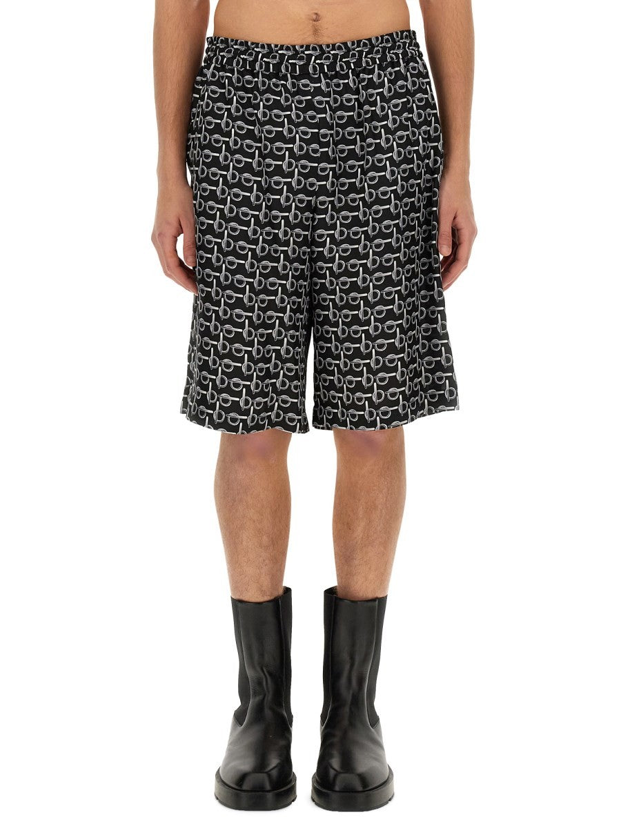 ALL OVER PRINT BERMUDA SHORTS