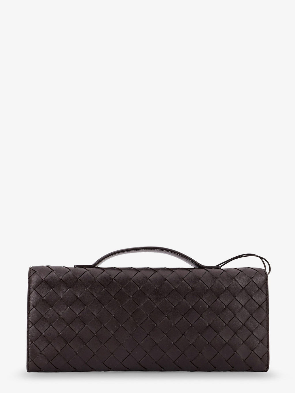 Andiamo Leather Clutch with Intrecciato motif 2