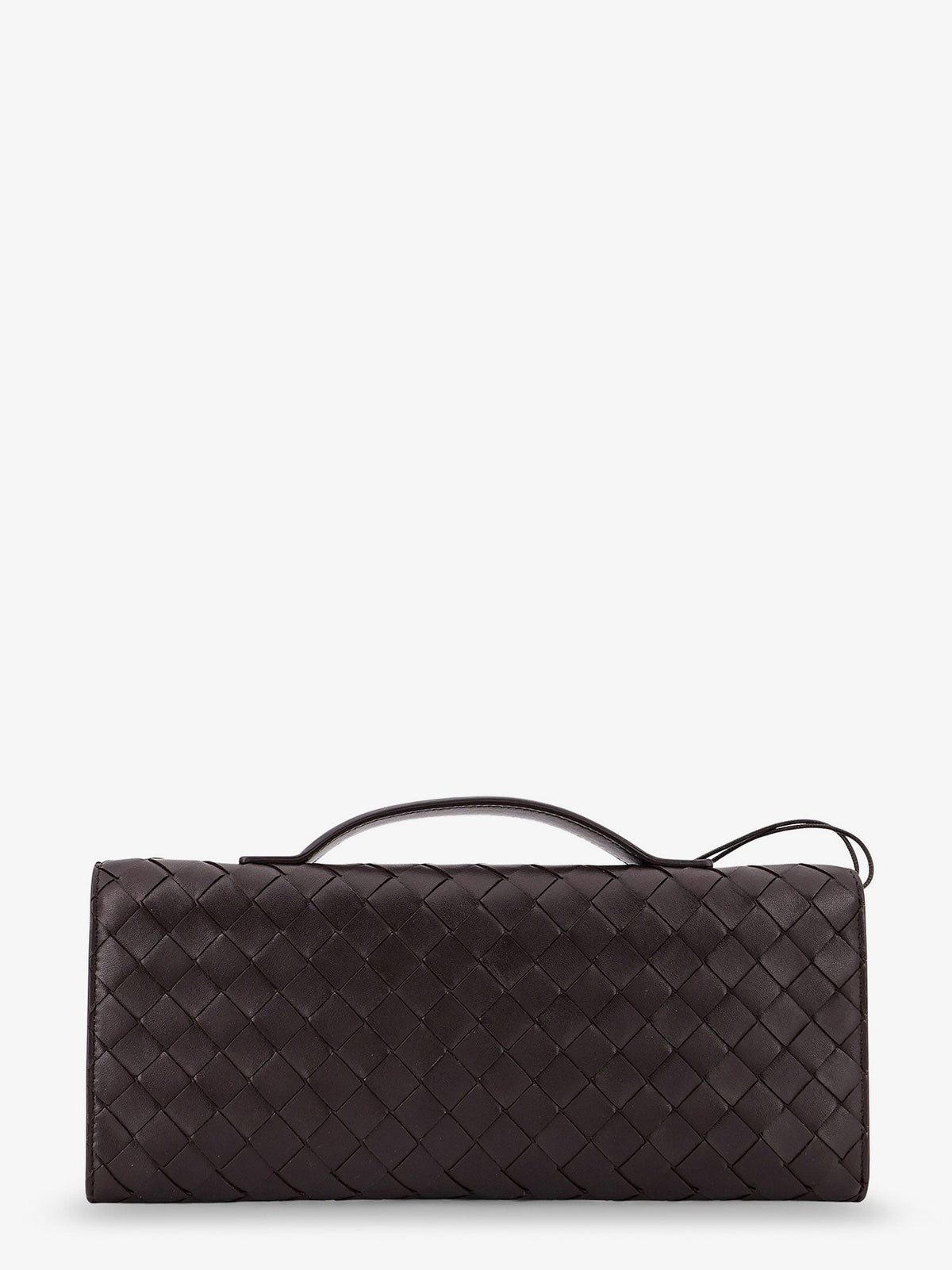 Andiamo Leather Clutch with Intrecciato motif 2