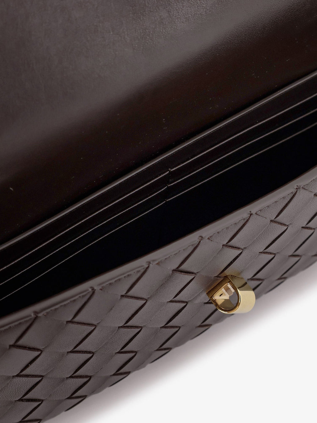 Andiamo Leather Clutch with Intrecciato motif 4