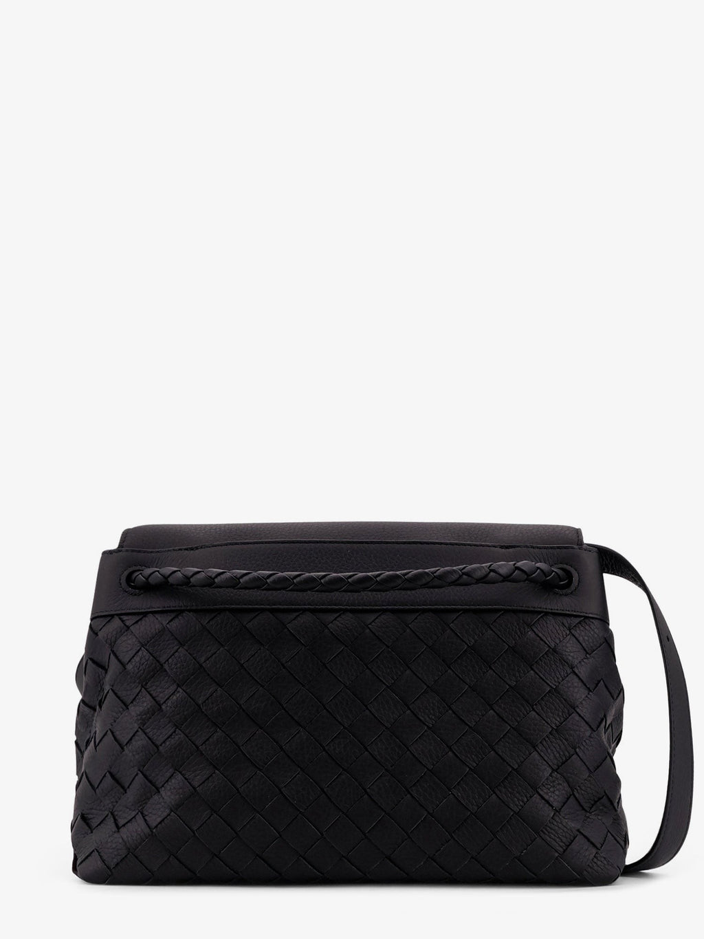 Andiamo leather shoulder bag with Intrecciato pattern 3