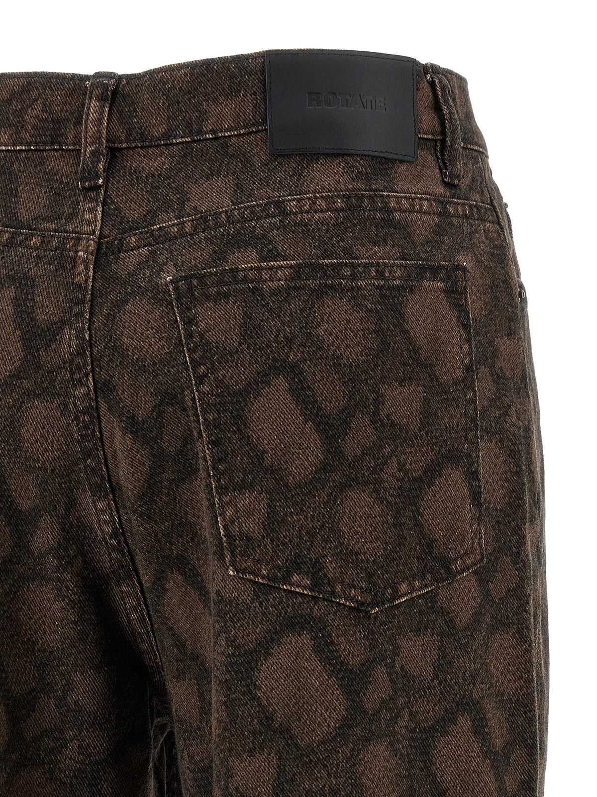 Animal print jeans 4