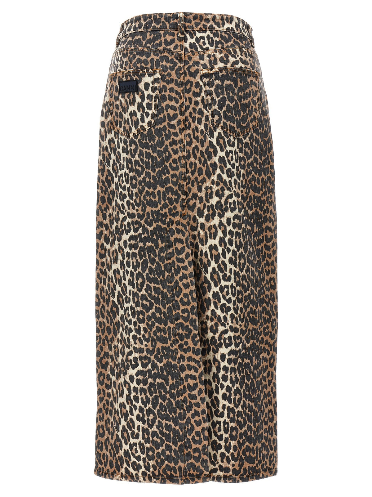 Animal print long skirt 2