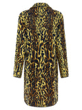 Animalier jacquard wool coat 2