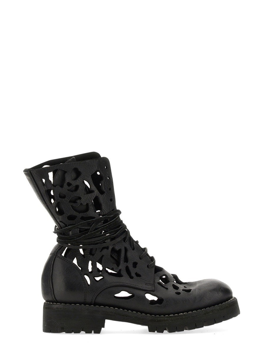 ANKLE BOOT WITH CUT OUT DETAILS