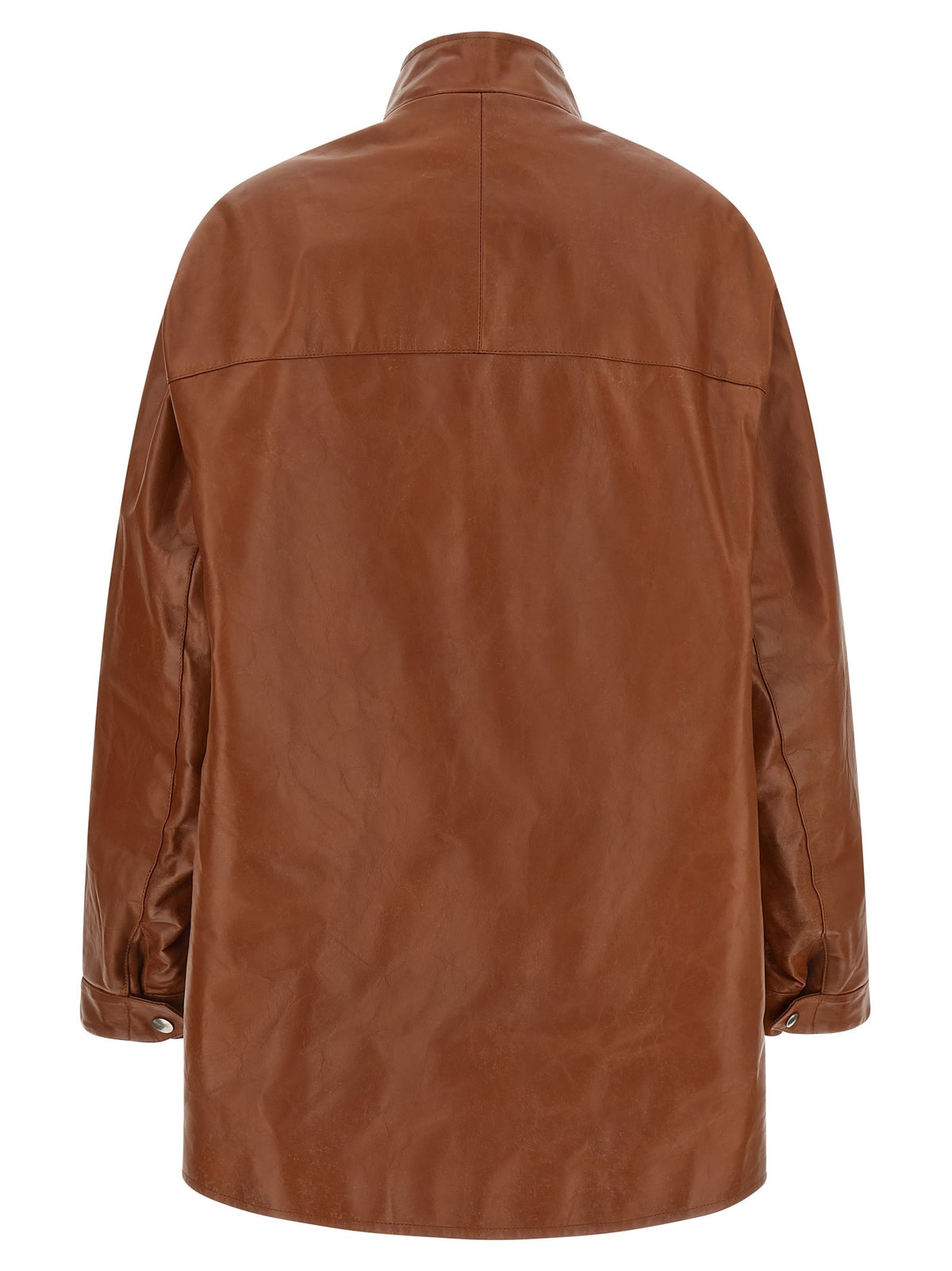 Antiqued leather caban 2