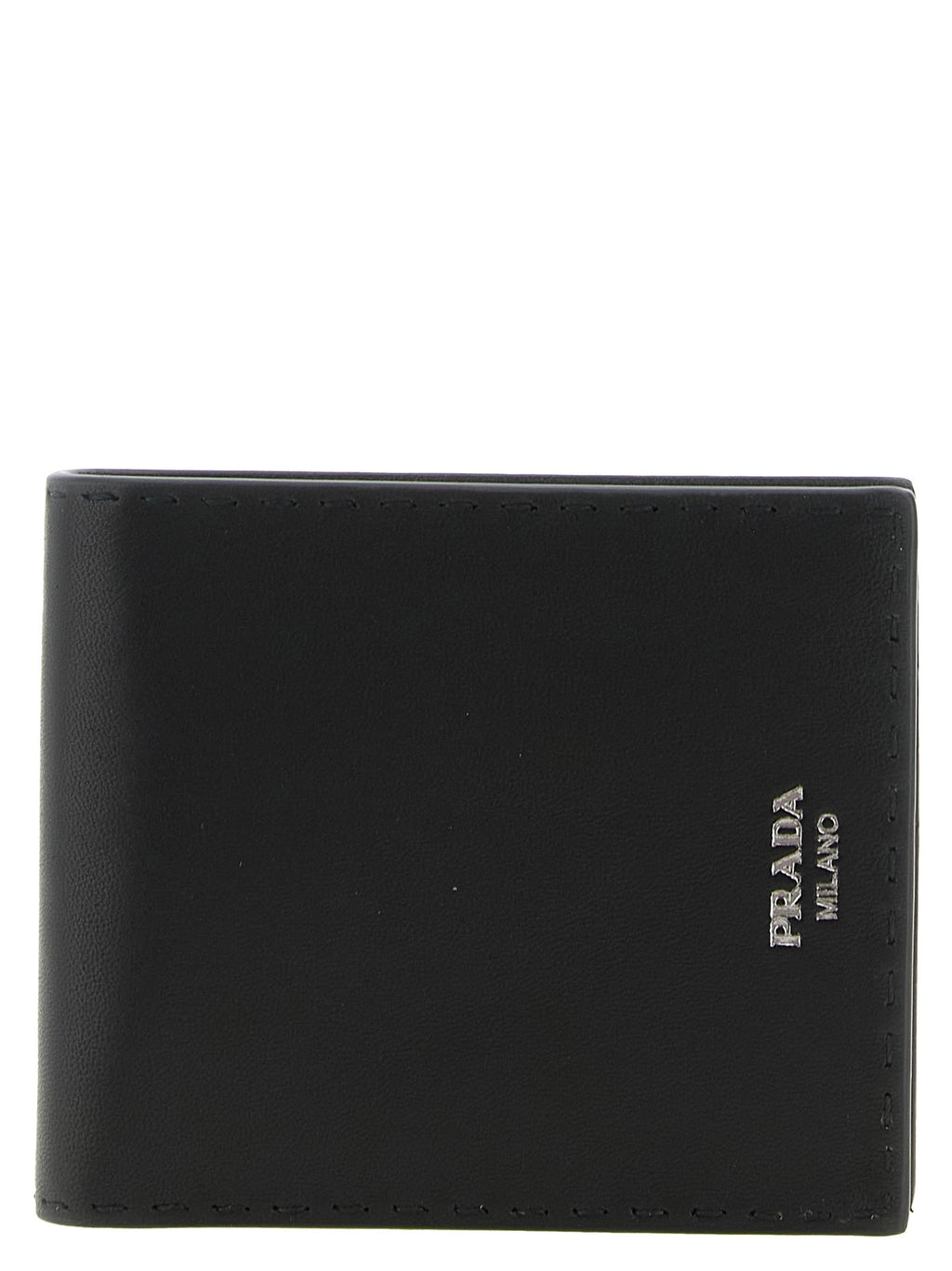 Antiqued leather wallet