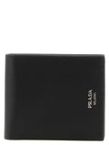 Antiqued leather wallet