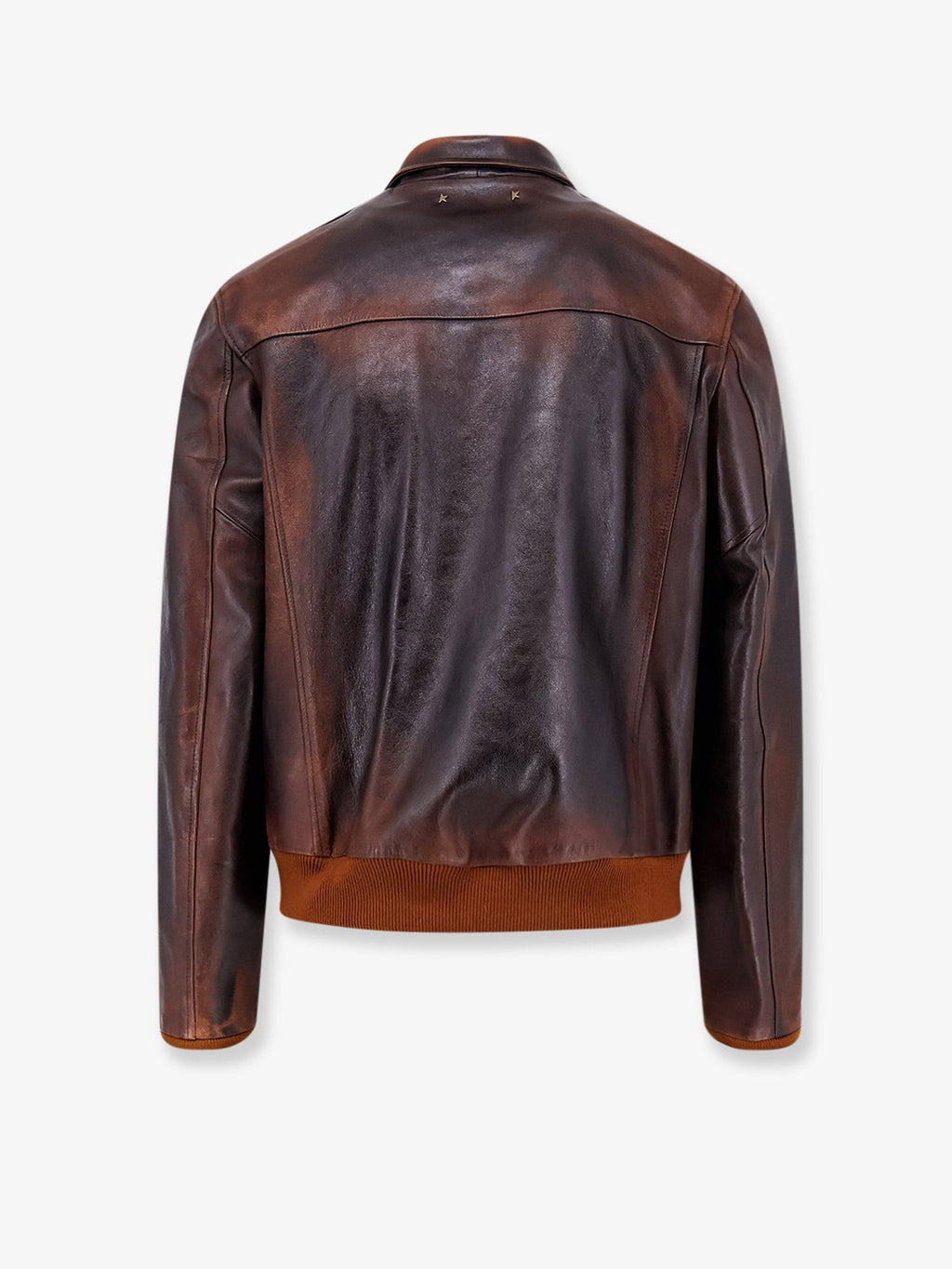 Archive Distressed Effect leather jacket 2