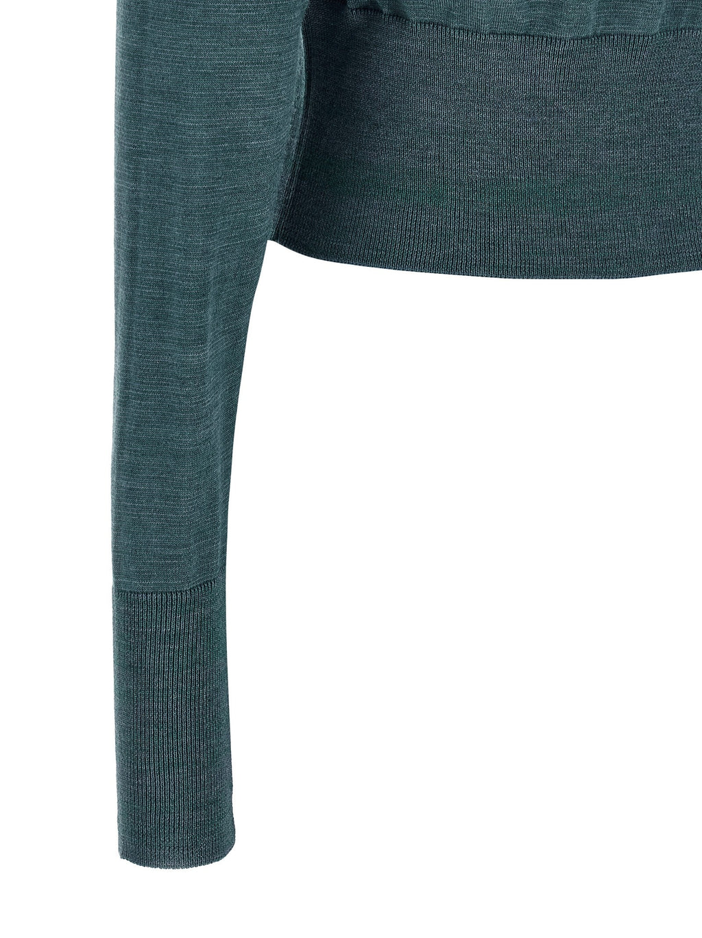 'Argyle Cropped' cardigan 4