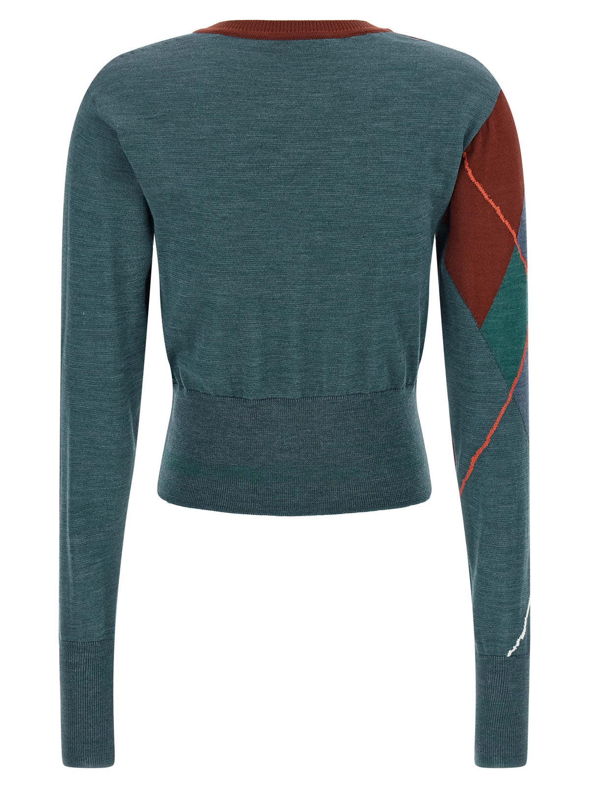 'Argyle Cropped' cardigan 2