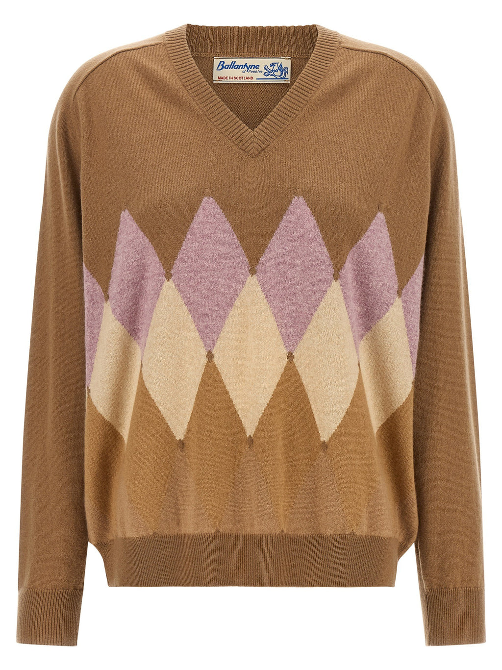 Argyle intarsia 'New Diamond' sweater