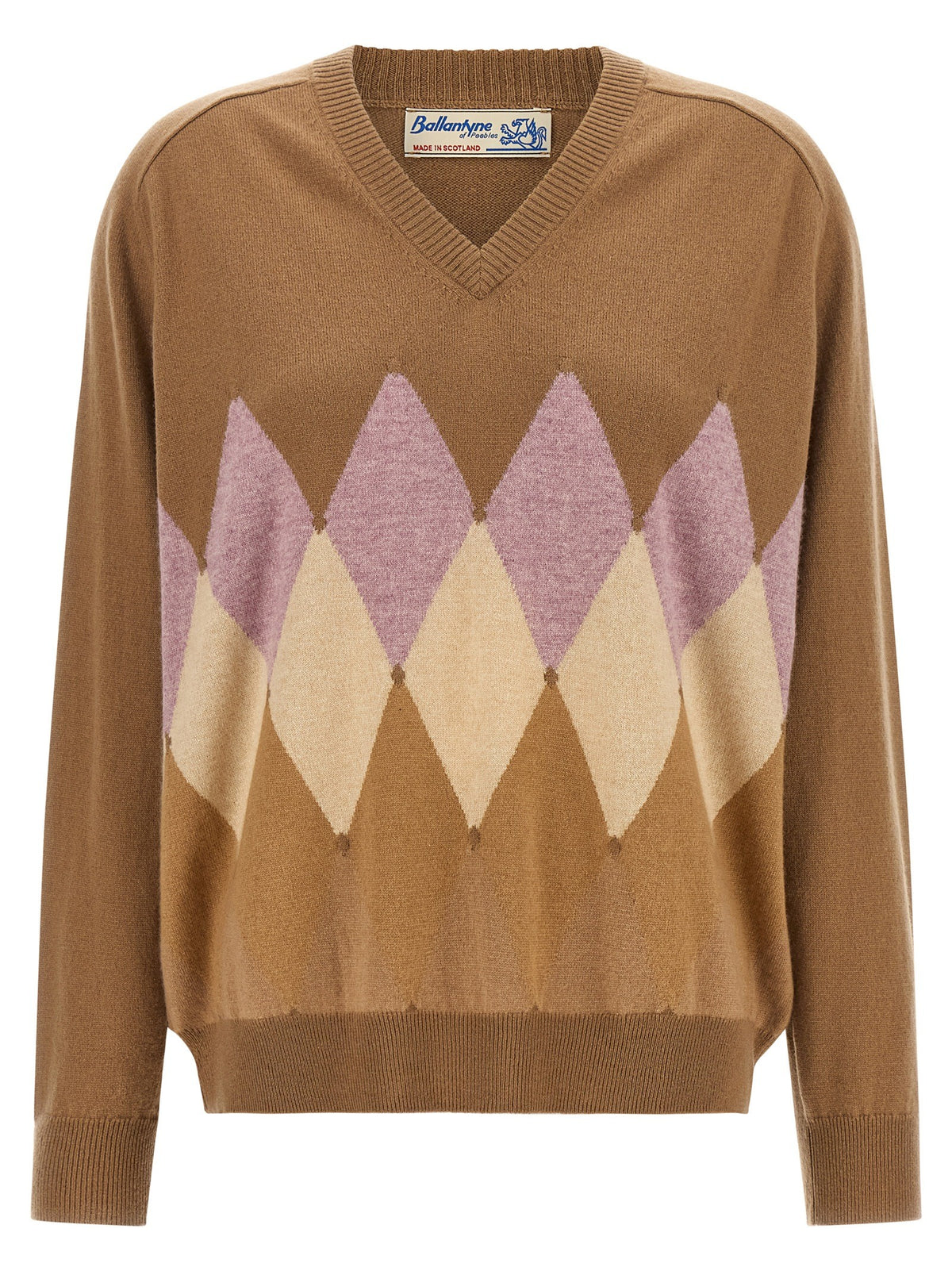 Argyle intarsia 'New Diamond' sweater