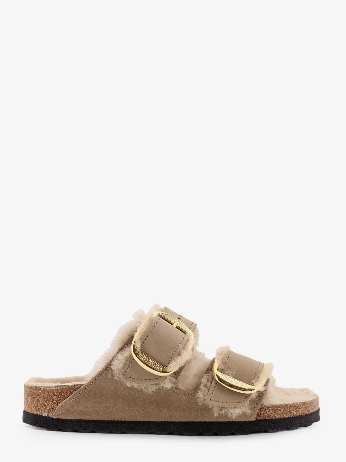 Arizona Big Buckle Shearling sandals