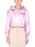 "ART THEME" CROPPED SWEATSHIRT