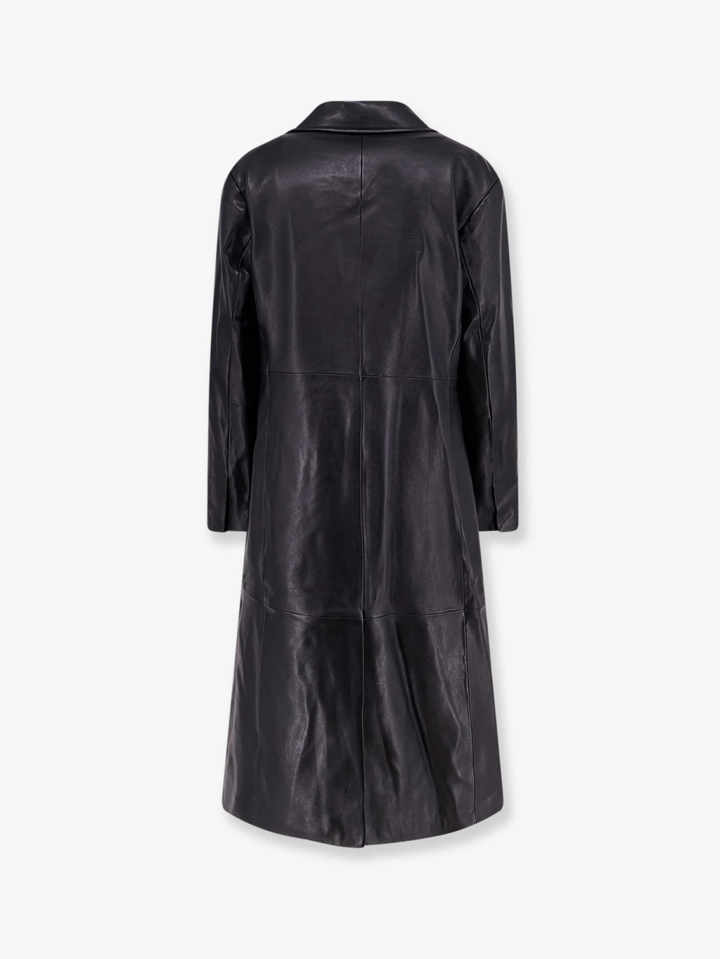 Asia leather trench coat 2