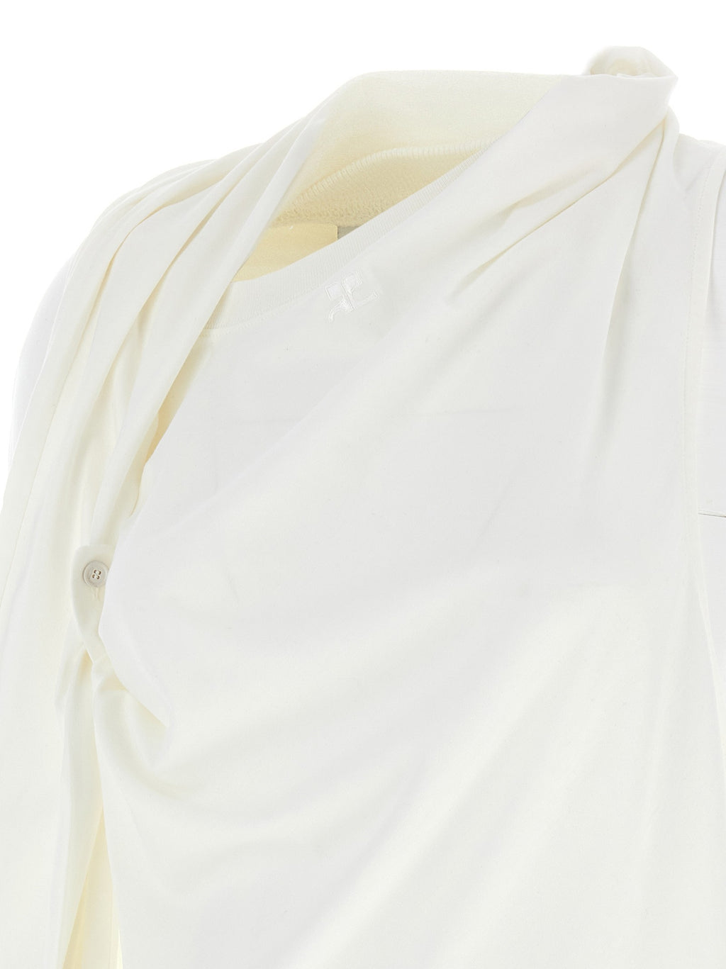 'Asymetrique Off The Shoulder' T-shirt 4