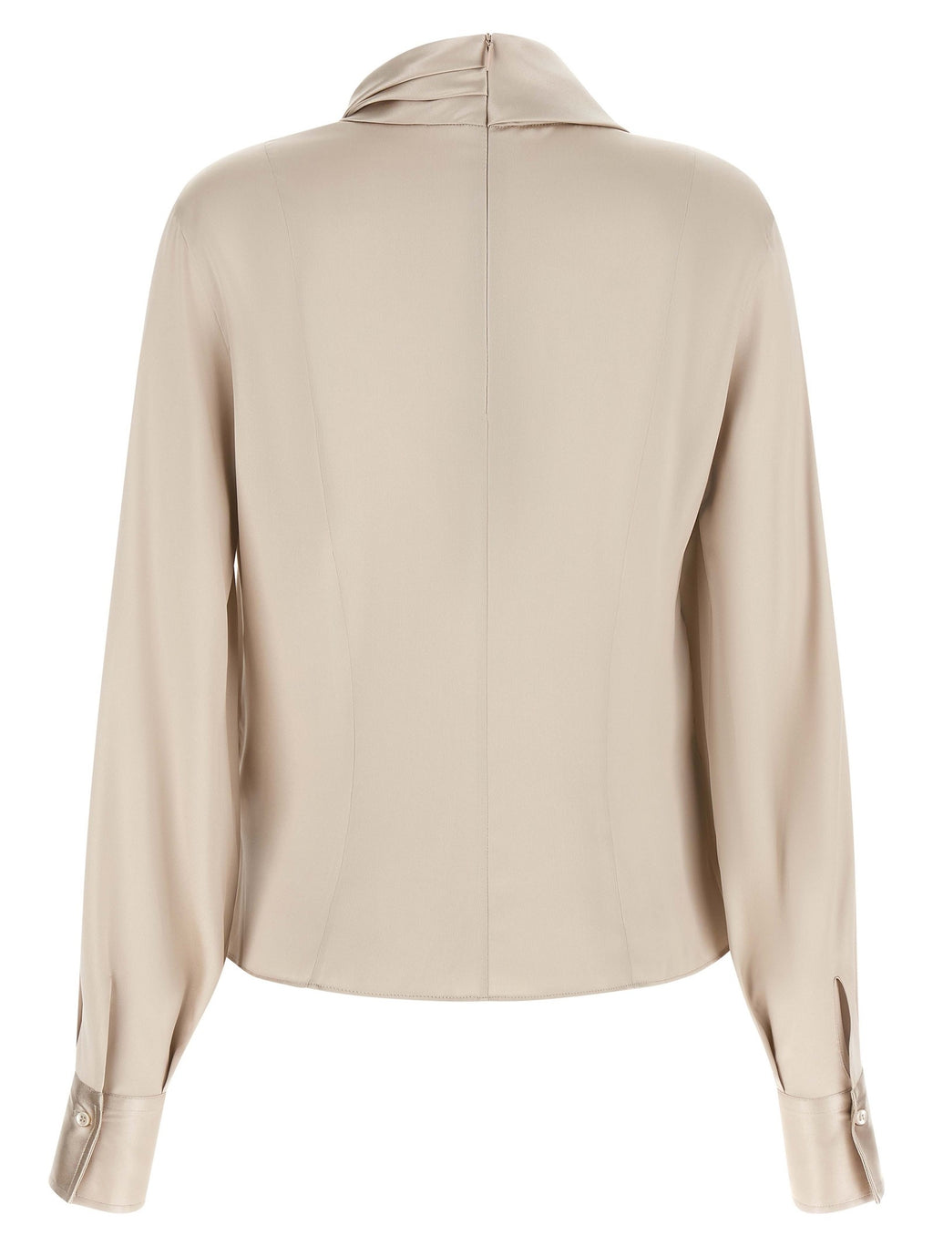 Asymmetric draped blouse 2
