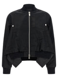 Asymmetrical blouson bottom