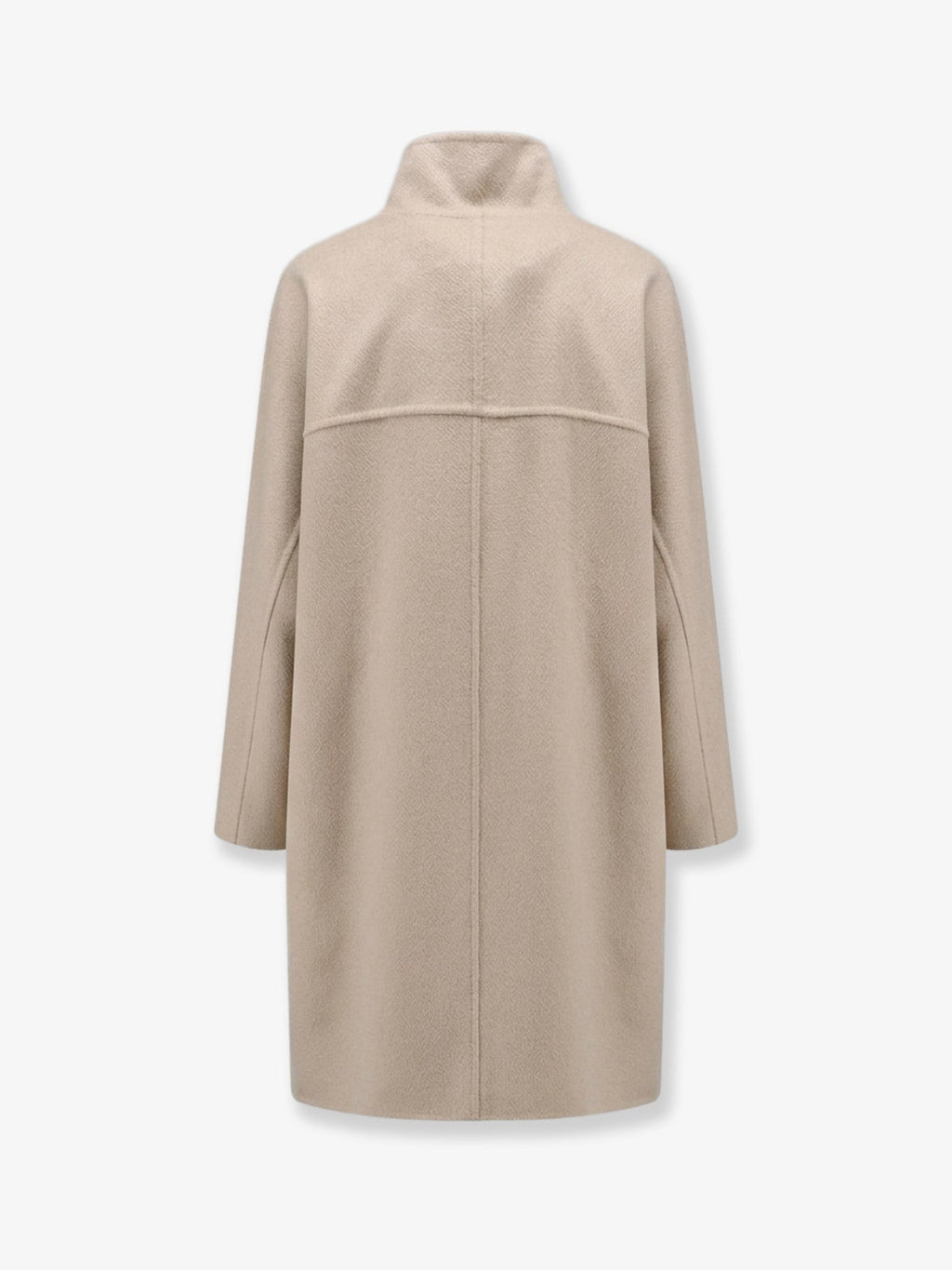 Asymmetrical cashmere coat 2