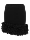 Asymmetrical hem skirt