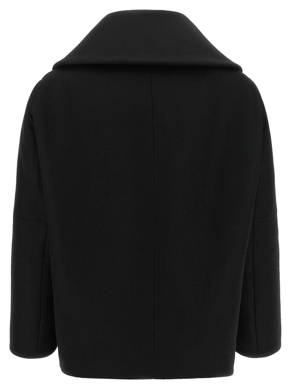 Asymmetrical neck caban 2
