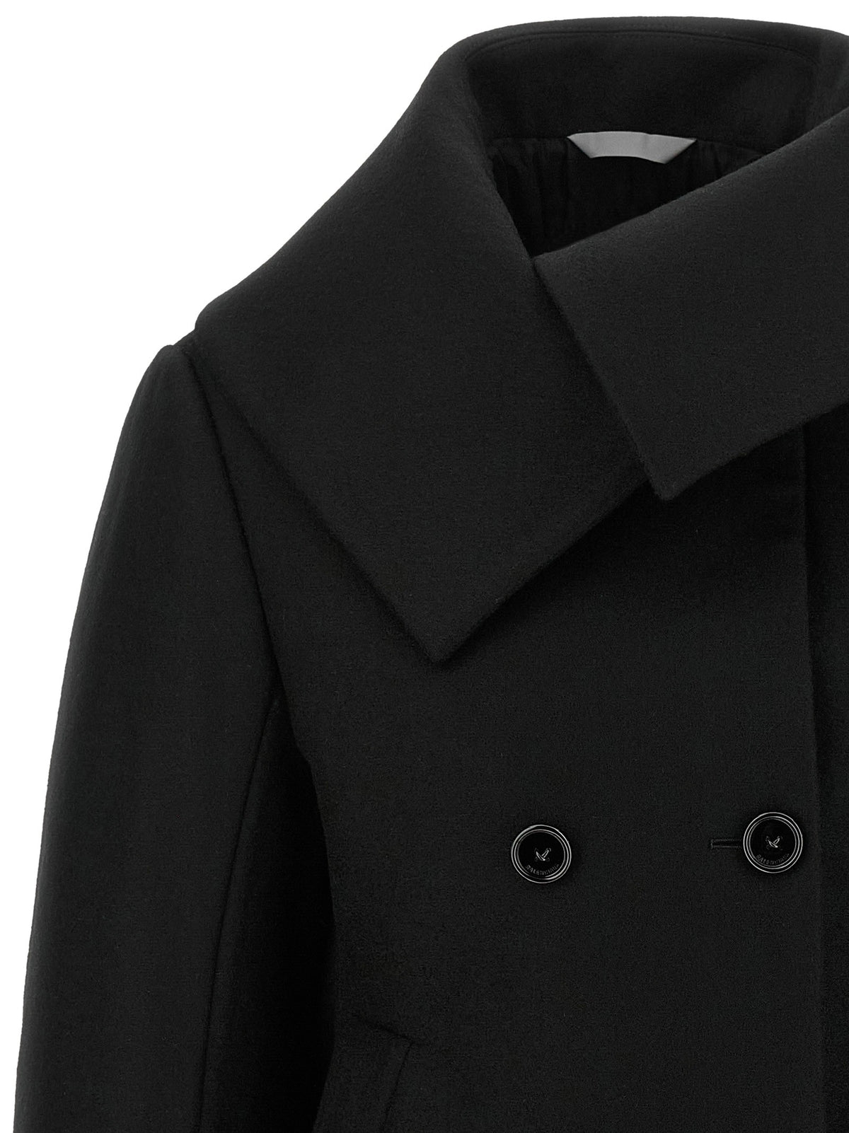 Asymmetrical neck caban 3