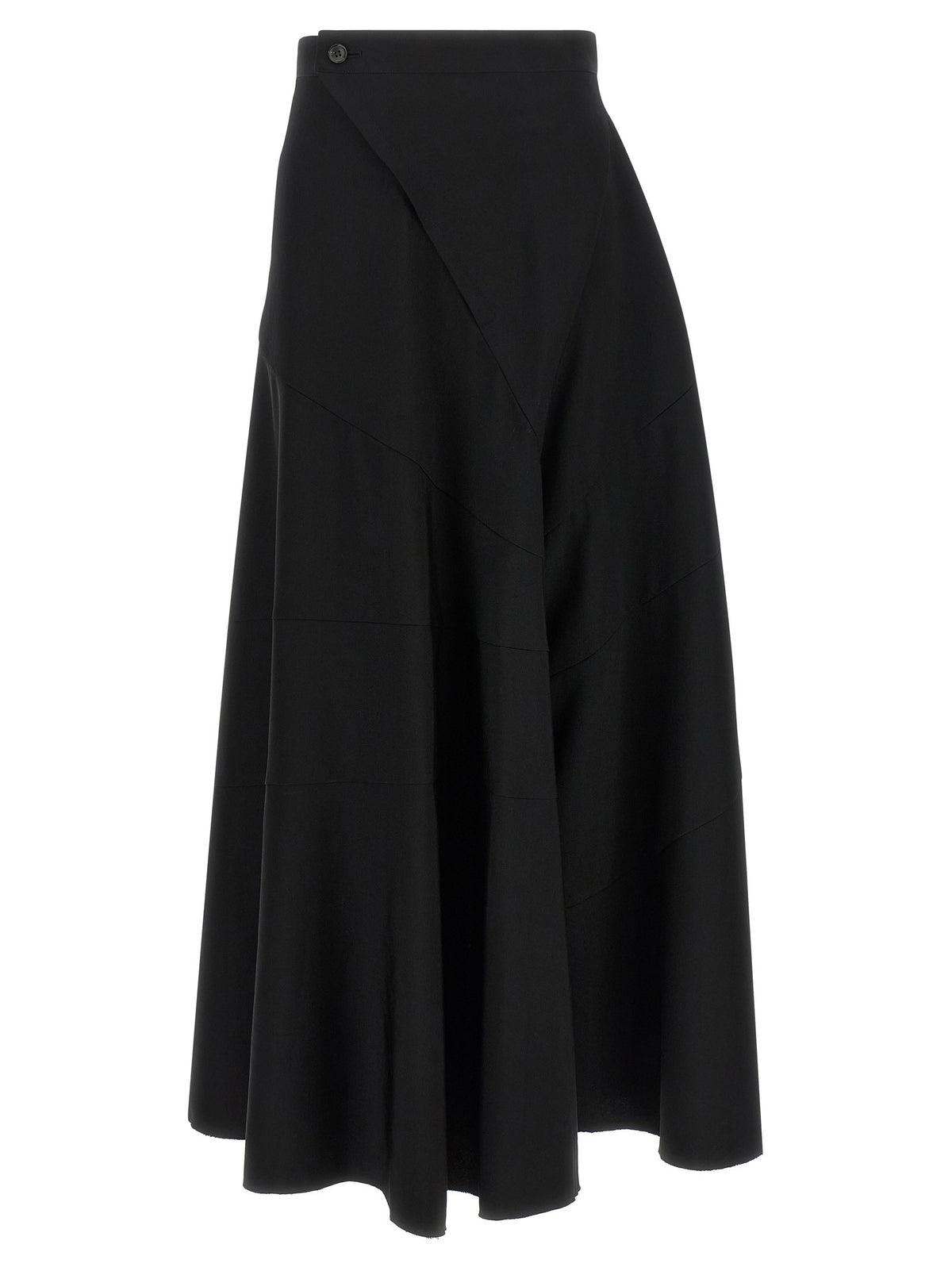Asymmetrical panel pants