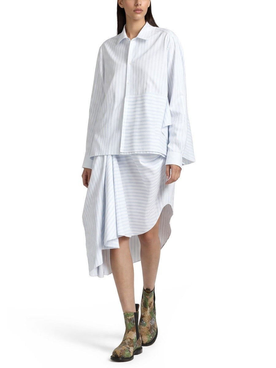 ASYMMETRICAL SHIRT WITH DRAPING 2