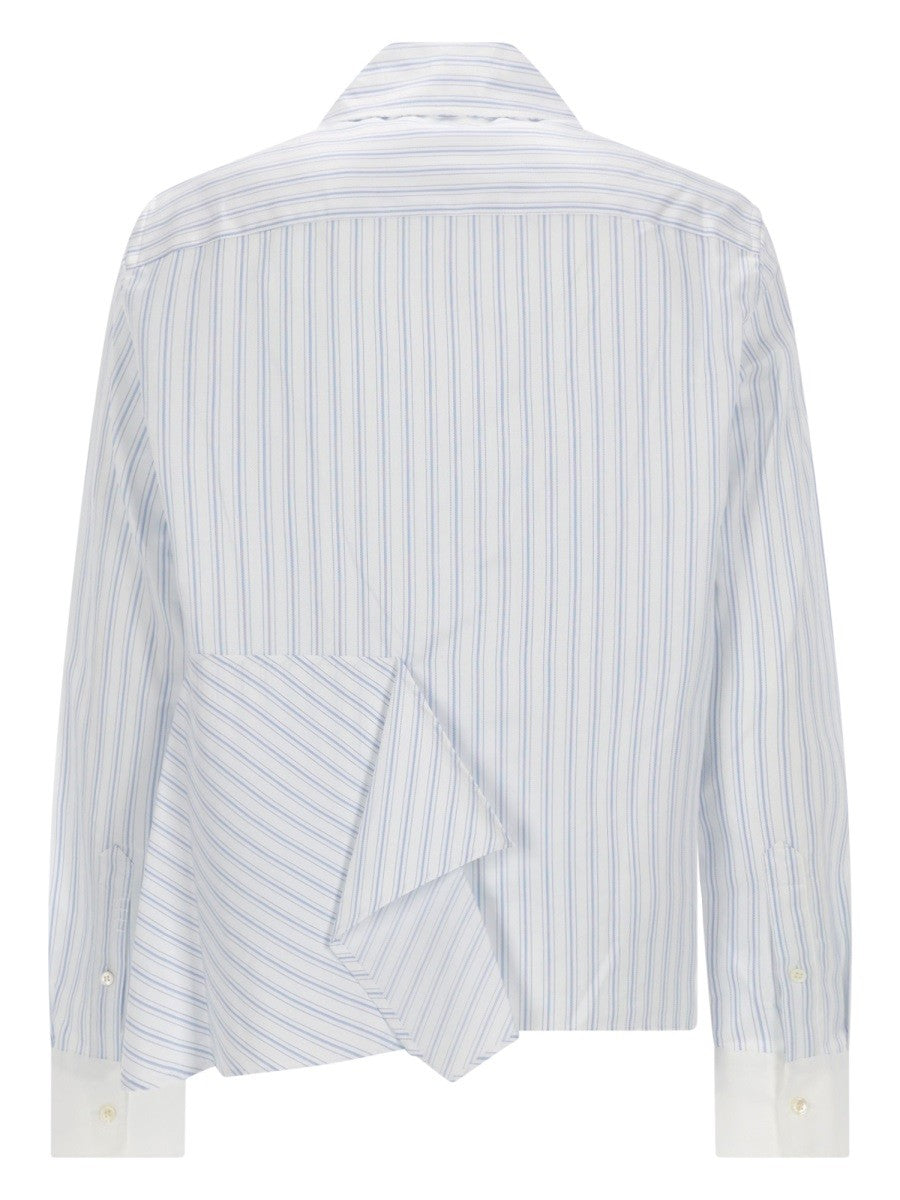 ASYMMETRICAL SHIRT WITH DRAPING 3