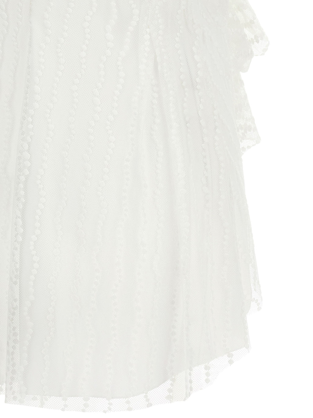 Asymmetrical tulle top 4